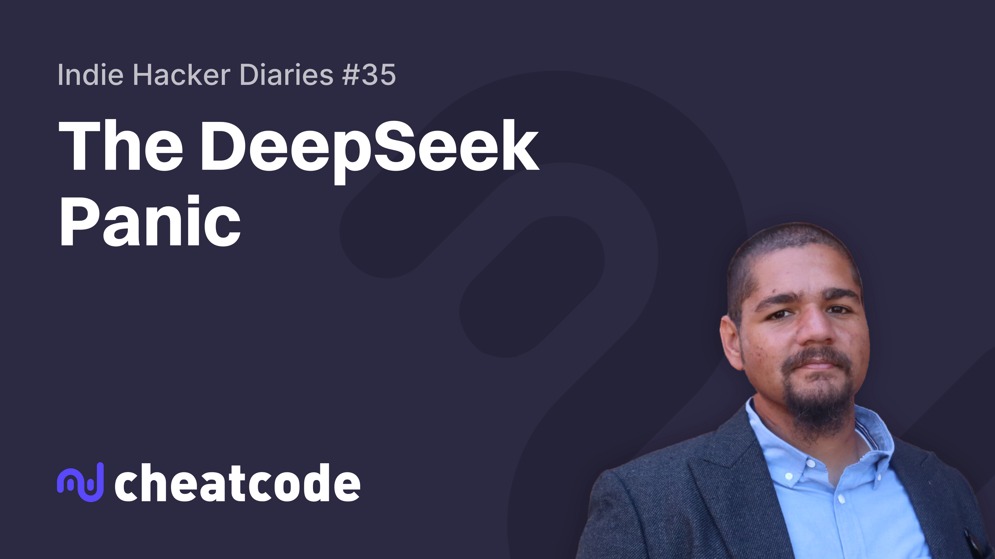 Indie Hacker Diaries #35: The DeepSeek Panic